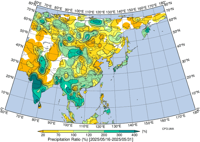 地域別天候図