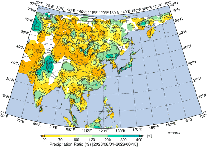 地域別天候図