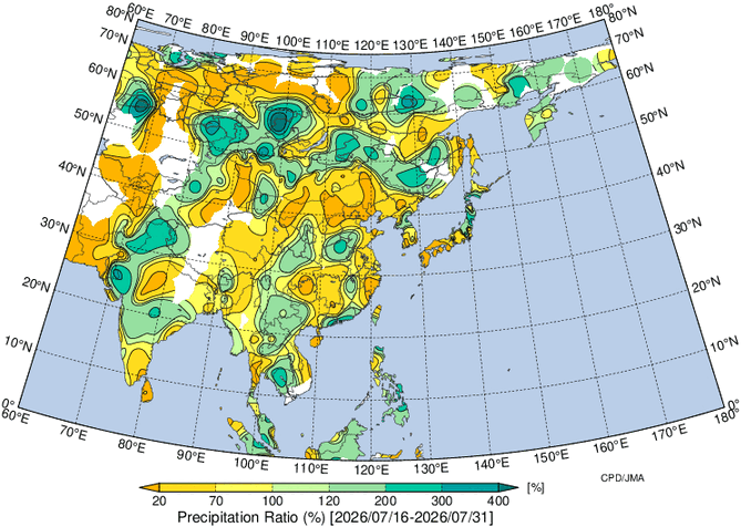 地域別天候図