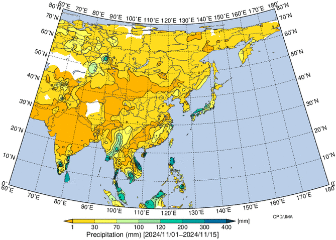 地域別天候図