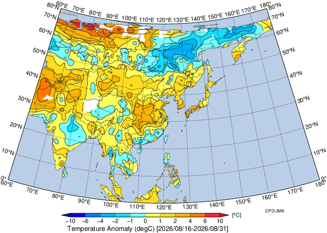 地域別天候図
