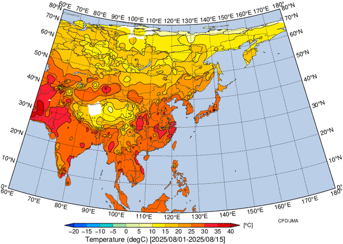 地域別天候図