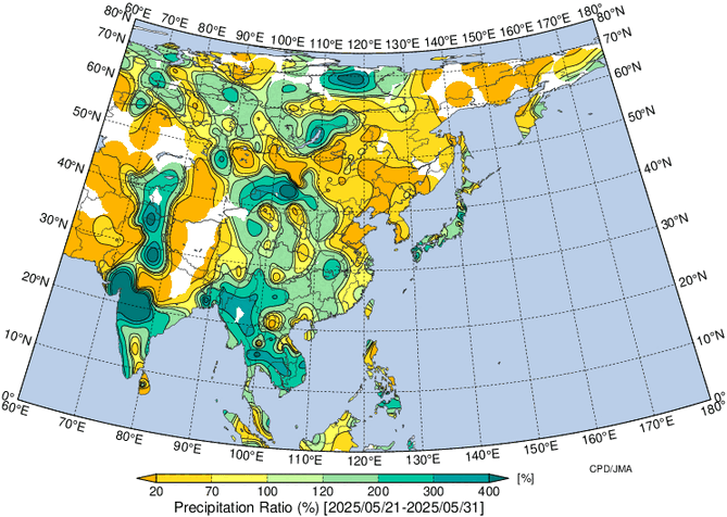 地域別天候図
