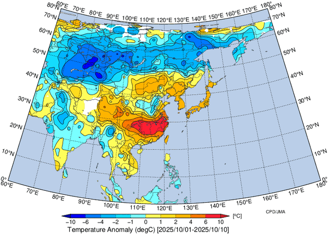 地域別天候図