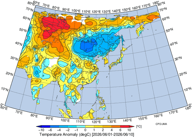 地域別天候図