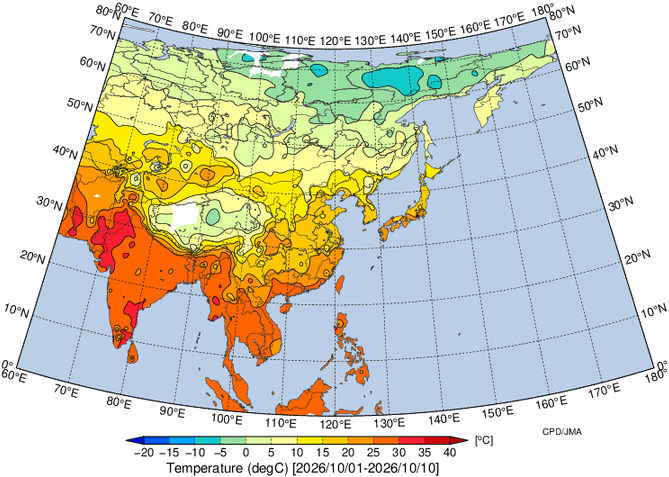 地域別天候図