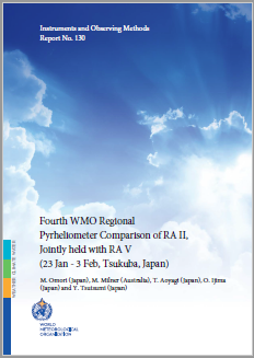 第4回WMO第Ⅱ・第Ⅴ地区日射計比較報告