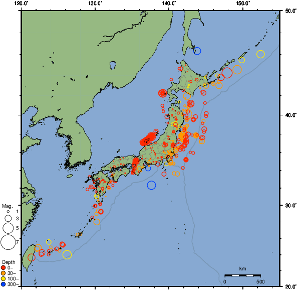 2024年02月17日の震源リスト