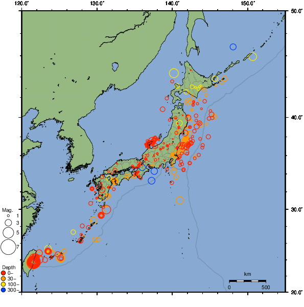 2024年04月22日の震源リスト