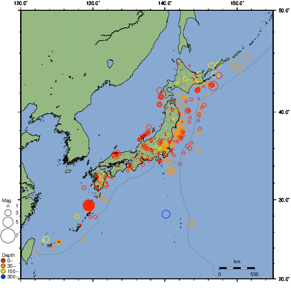 2025年06月29日の震源リスト