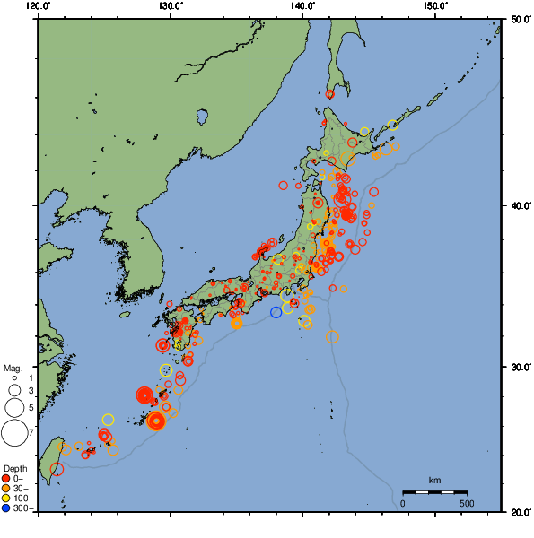 2026年03月30日の震源リスト