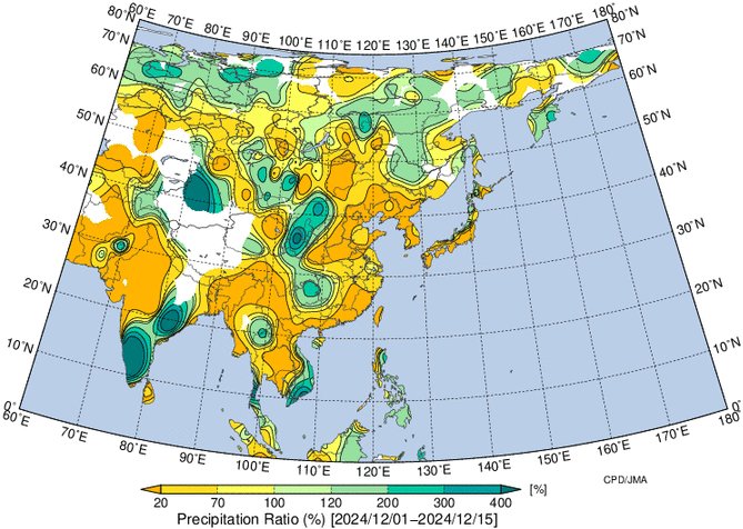 地域別天候図