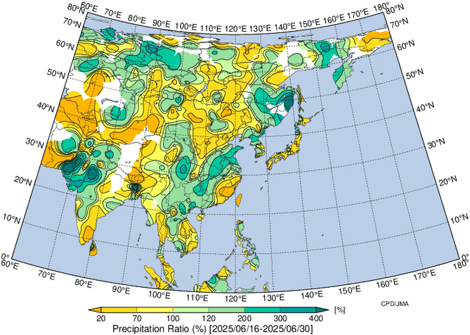 地域別天候図