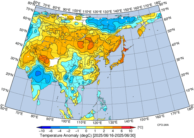 地域別天候図