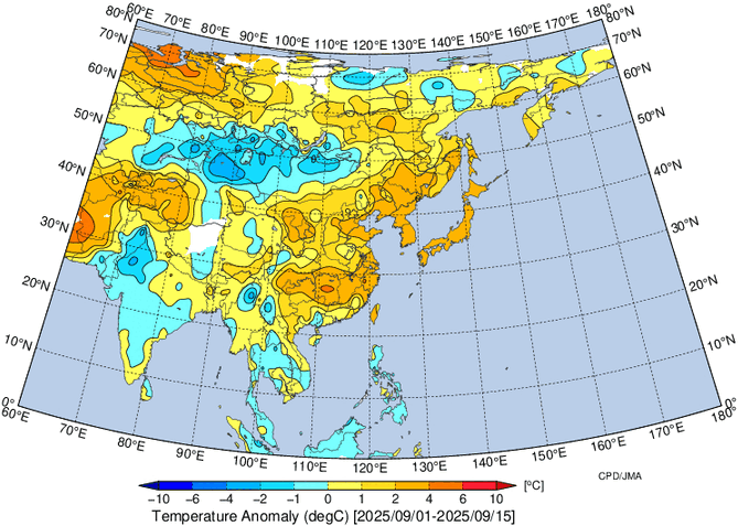 地域別天候図