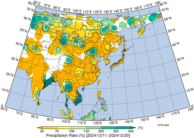 地域別天候図