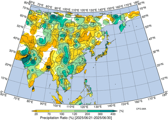 地域別天候図