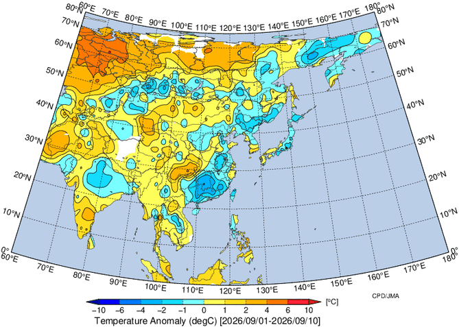 地域別天候図