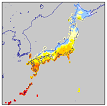 毎日の全国分布図