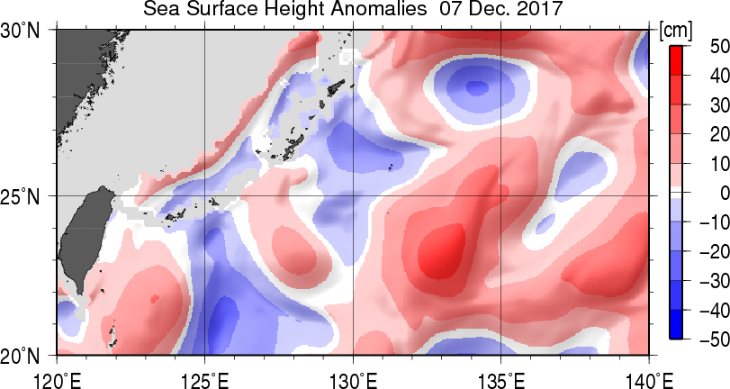 海面高度偏差