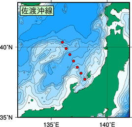 日本海測線図