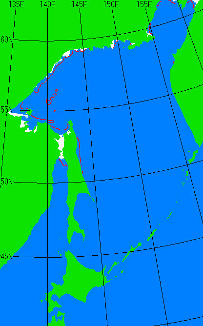 11月30日の海氷分布図