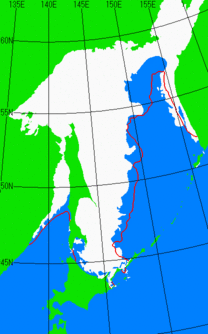 2月20日の海氷分布図