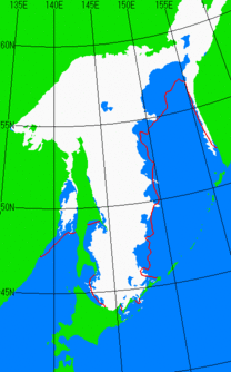 3月15日の海氷分布図