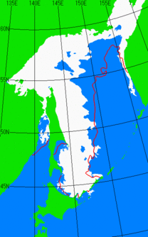 3月20日の海氷分布図