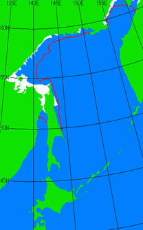 12月10日の海氷分布図