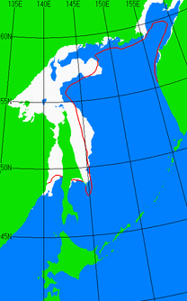 12月25日の海氷分布図