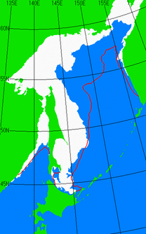 2月5日の海氷分布図