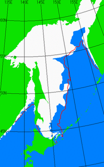 2月25日の海氷分布図