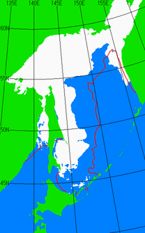 3月15日の海氷分布図