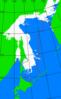 3月25日の海氷分布図