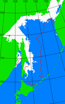 海氷分布図（オホーツク海全体）