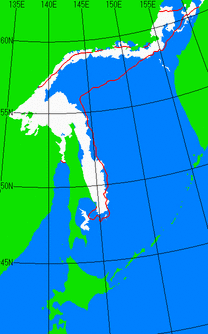 海氷分布図（オホーツク海全体）