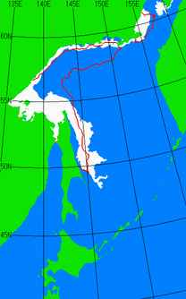 5月10日の海氷分布図