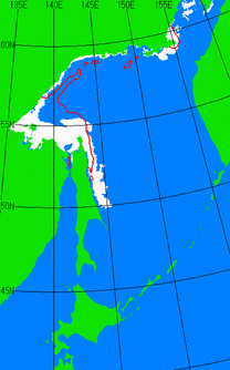 5月25日の海氷分布図