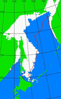 海氷分布図（オホーツク海全体）