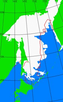 3月20日の海氷分布図