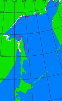 12月5日の海氷分布図