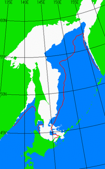 2月5日の海氷分布図