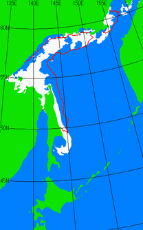 5月10日の海氷分布図