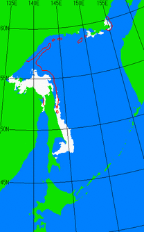 5月25日の海氷分布図