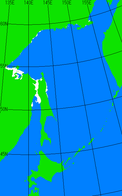 11月30日の海氷分布図