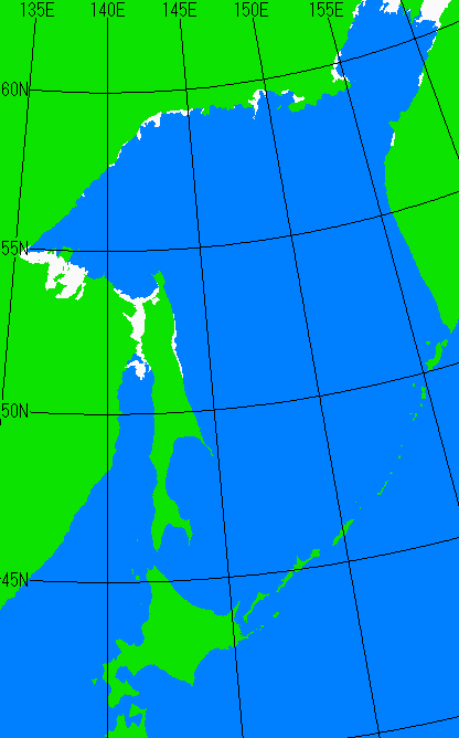 11月30日の海氷分布図