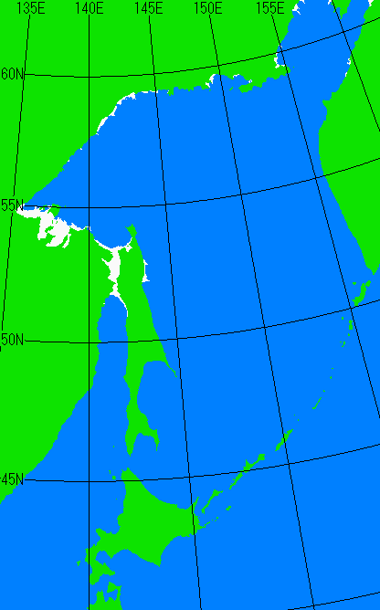 11月30日の海氷分布図