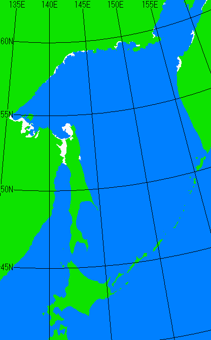 11月30日の海氷分布図