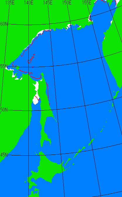 11月30日の海氷分布図